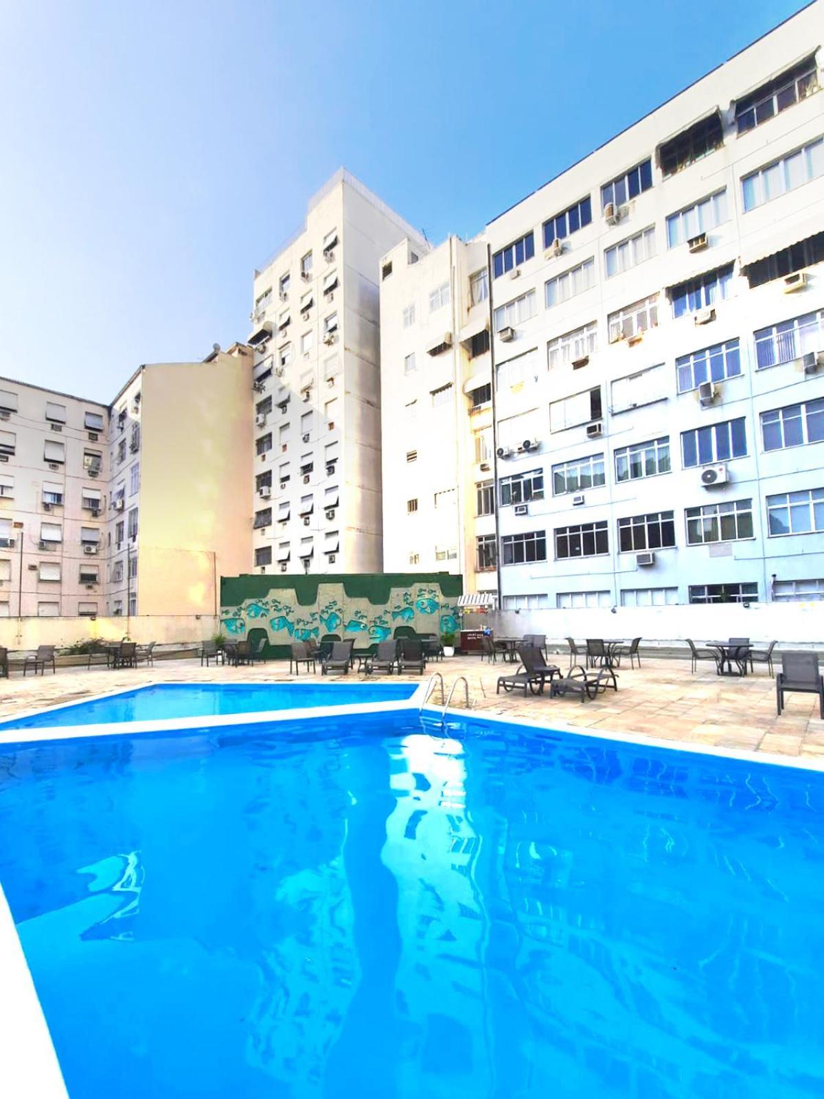 Apartamento Flat - Localizacao Em Copacabana Com Vista O Cristo E Estacionamento